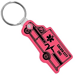 Ambulance Soft Keychain - Translucent