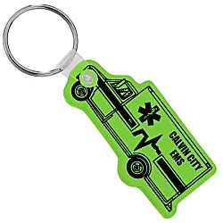 Ambulance Soft Keychain - Translucent