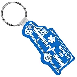 Ambulance Soft Keychain - Translucent
