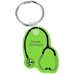 Stethoscope Soft Keychain - Translucent