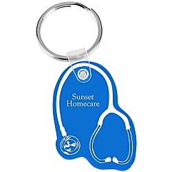 Stethoscope Soft Keychain - Translucent