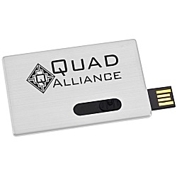 Slide Card Micro USB Drive - 1GB