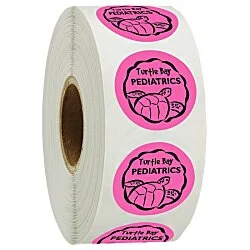 Sticker by the Roll - Circle - 1"