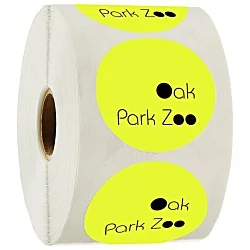 Sticker by the Roll - Circle - 2"