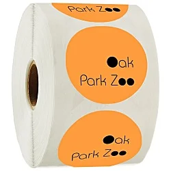Sticker by the Roll - Circle - 2"