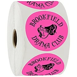 Sticker by the Roll - Circle - 2-1/2"