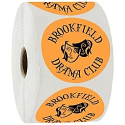 Sticker by the Roll - Circle - 2-1/2"
