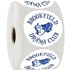 Sticker by the Roll - Circle - 2-1/2"