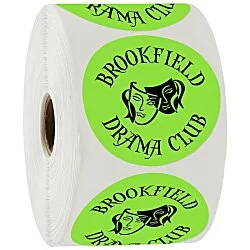 Sticker by the Roll - Circle - 2-1/2"