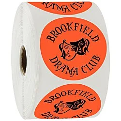 Sticker by the Roll - Circle - 2-1/2"