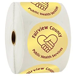 Sticker by the Roll - Circle - 3"