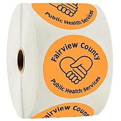 Sticker by the Roll - Circle - 3"