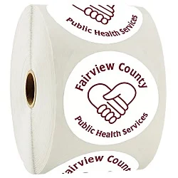 Sticker by the Roll - Circle - 3"