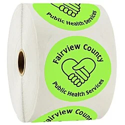 Sticker by the Roll - Circle - 3"