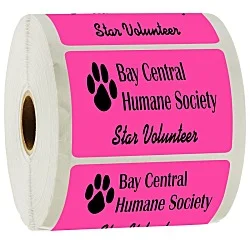 Sticker by the Roll - Rectangle - 2" x 3"
