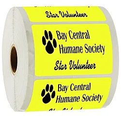 Sticker by the Roll - Rectangle - 2" x 3"