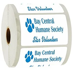 Sticker by the Roll - Rectangle - 2" x 3"