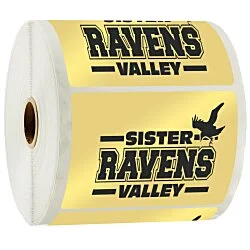 Sticker by the Roll - Rectangle - 3" x 4"