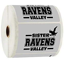 Sticker by the Roll - Rectangle - 3" x 4"