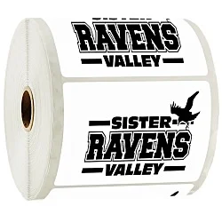 Sticker by the Roll - Rectangle - 3" x 4"