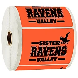 Sticker by the Roll - Rectangle - 3" x 4"