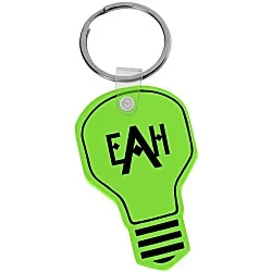 Light Bulb Soft Keychain - Translucent