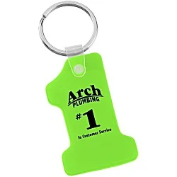 Number One Soft Keychain - Translucent