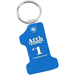 Number One Soft Keychain - Translucent