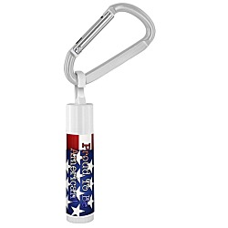 Holiday Lip Balm with Carabiner - Stars & Stripes