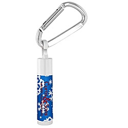 Holiday Lip Balm with Carabiner - Snowflakes
