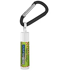 Holiday Lip Balm with Carabiner - Candy Canes