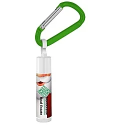Holiday Lip Balm with Carabiner - Santa