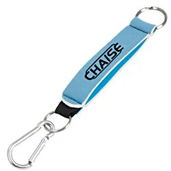 Neoprene Keychain with Carabiner