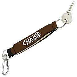 Neoprene Keychain with Carabiner