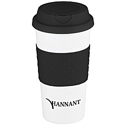 Color Banded Classic Coffee Cup - 16 oz.