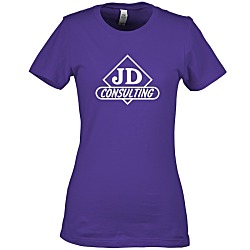Next Level Fitted 4.3 oz. Crew T-Shirt - Ladies' - Screen