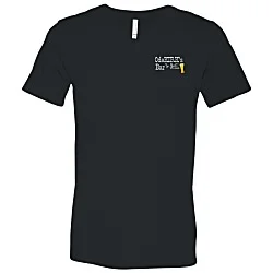 Bella+Canvas V-Neck T-Shirt - Men's - Embroidered