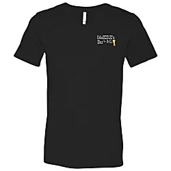 Bella+Canvas V-Neck T-Shirt - Men's - Embroidered