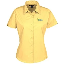 Easy Care Short Sleeve Stretch Poplin Blouse - Ladies'