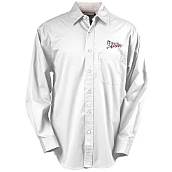 Peached Fine Line Twill Shirt - Men's
