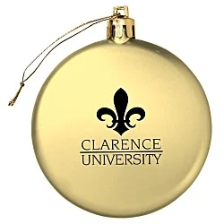 Satin Flat Ornament