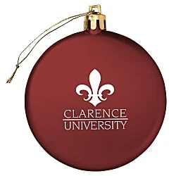Satin Flat Ornament