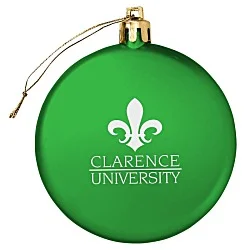 Satin Flat Ornament