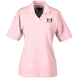 Superblend Johnny Collar Pique Polo - Ladies'