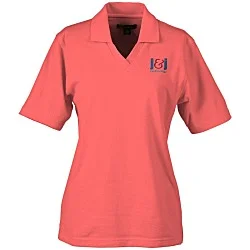 Superblend Johnny Collar Pique Polo - Ladies'