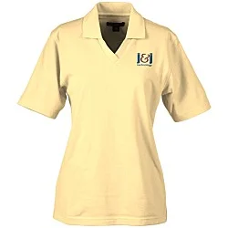 Superblend Johnny Collar Pique Polo - Ladies'