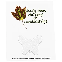Seeded Paper Shapes Mailer/Postcard - 4" x 5" Butterfly
