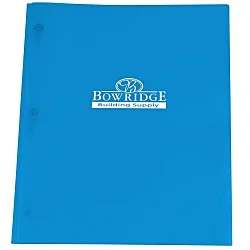 3 Prong Twin Pocket Presentation Folder - Translucent