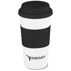 Color Banded Classic Coffee Cup - 16 oz. - 24 hr