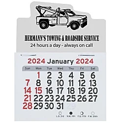 Peel-N-Stick Calendar - Tow Truck